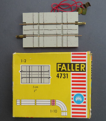 Faller AMS 4731 ~~ Schiene kreuzt Straße in OVP, 60er Jahre Spielzeug (BNL1777)