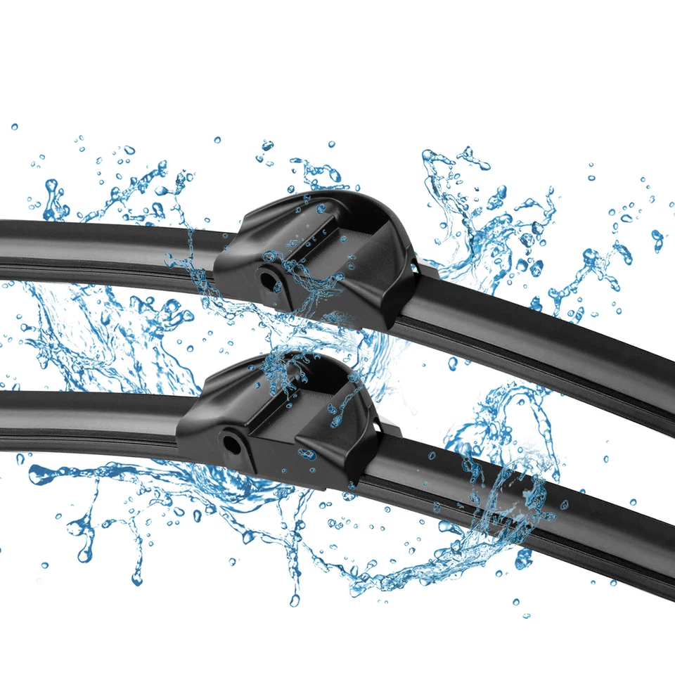 Escobilla limpiaparabrisas delantera 2 piezas para Mercedes-Benz Clase E E350 E550 2010-2014 calidad OEM Foto 2 de 4