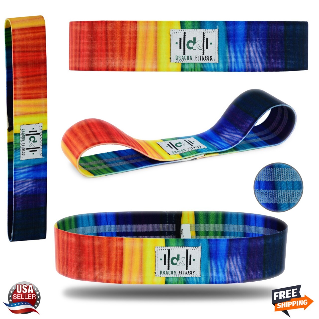 Hip Circle Resistance Band Loop Rotation Glute Elastic Exerc