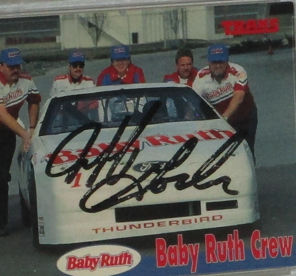 TRAKS JEFF GORDON AUTOGRAPHED BABY RUTH CARD JSA/COA AUTHENTIC AUTOGRAPH RARE - Image 4 of 4