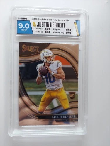 2020 Panini Select - Field Level #344 Justin Herbert (RC)