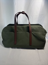 Samsonite Virtuosa Travel Duffel 21.5 Inch Pine Green Polyester Wheels Imported