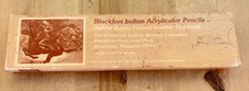 Blackfeet Indian Acrylicolor Pencils YELLOW 025-29 Box Of (12) Made in USA NOS