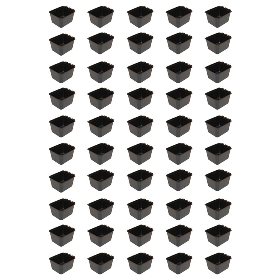 Cage Cups 50-pk Black 1 Pint/16 fl oz Hanging Feed & Water Cups Chicken Poultry - Image 2 of 4