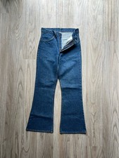 Levi s 80 s Vintage 646 Orange Tab Bellbottom Flare Faded Denim Jeans Size 29x28