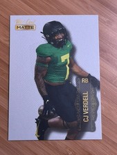 CJ Verdell 2022 Wild Card MATTE - RC White #MB-19