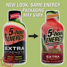 5-hour ENERGY Watermelon Extra Strength Shot 30 Count Zero Sugar