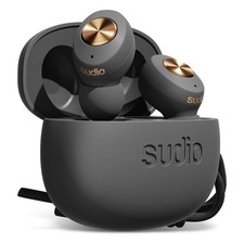 Image of Sudio Tolv True Wireless Bluetooth In-Ear Earbuds Anthracite/Copper TLVANC