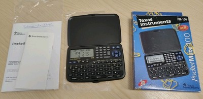 Texas Instruments PM-100 Vintage Pocket Mate Boxed mit Anleitung Z