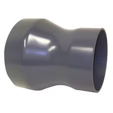 Plastic Supply Pvcr06x04 Duct Reducer, 6 In X 4 In Duct Dia, Type I Pvc, 8-3/4"