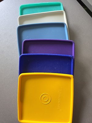 Tupperware 1x Ersatzdeckel Nr 671 für Dose 670 Mini-Box 13,8 cm x 12,8 cm neuw