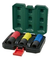 Parkside Schlagnuss Satz Schlagschrauber SchoneinsäTze (17 / 19 / 21 Mm)
