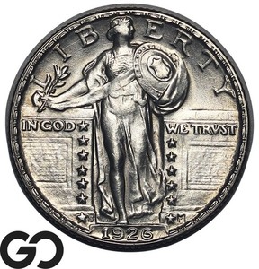 1926-S Standing Liberty Quarter, Scarce This Nice, Gem BU++ Better Date!