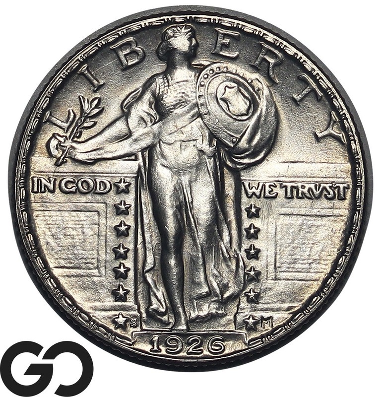 1926-S Standing Liberty Quarter, Scarce This Nice, Gem BU++ Better Date!