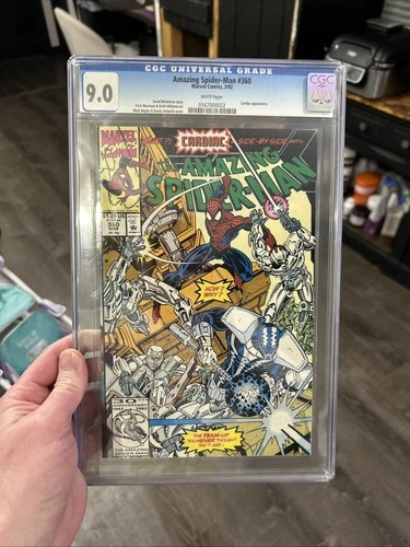 Amazing Spider-Man #360 CGC 9.0 (Marvel 1992)  1st appr. Carnage!  Cardiac appr.