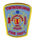 Twinsburg (Summit County) OH Ohio Fire Dept. patch - NEW!