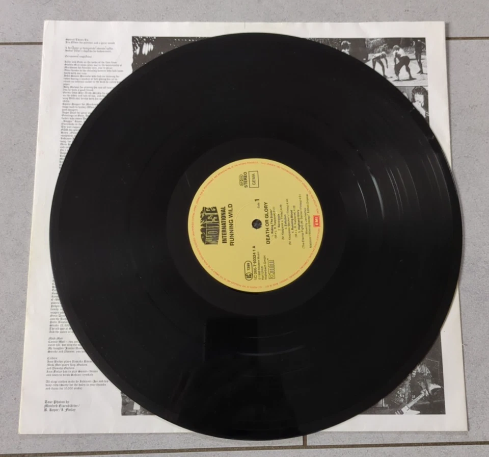 Running Wild    Death Or Glory  Vinyl LP   Noise Labels  GER  1989  OIS  VG/EX - Bild 4 von 4