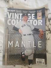 Beckett Vintage Collector Magazine Mickey Mantle New York Yankees Baseball