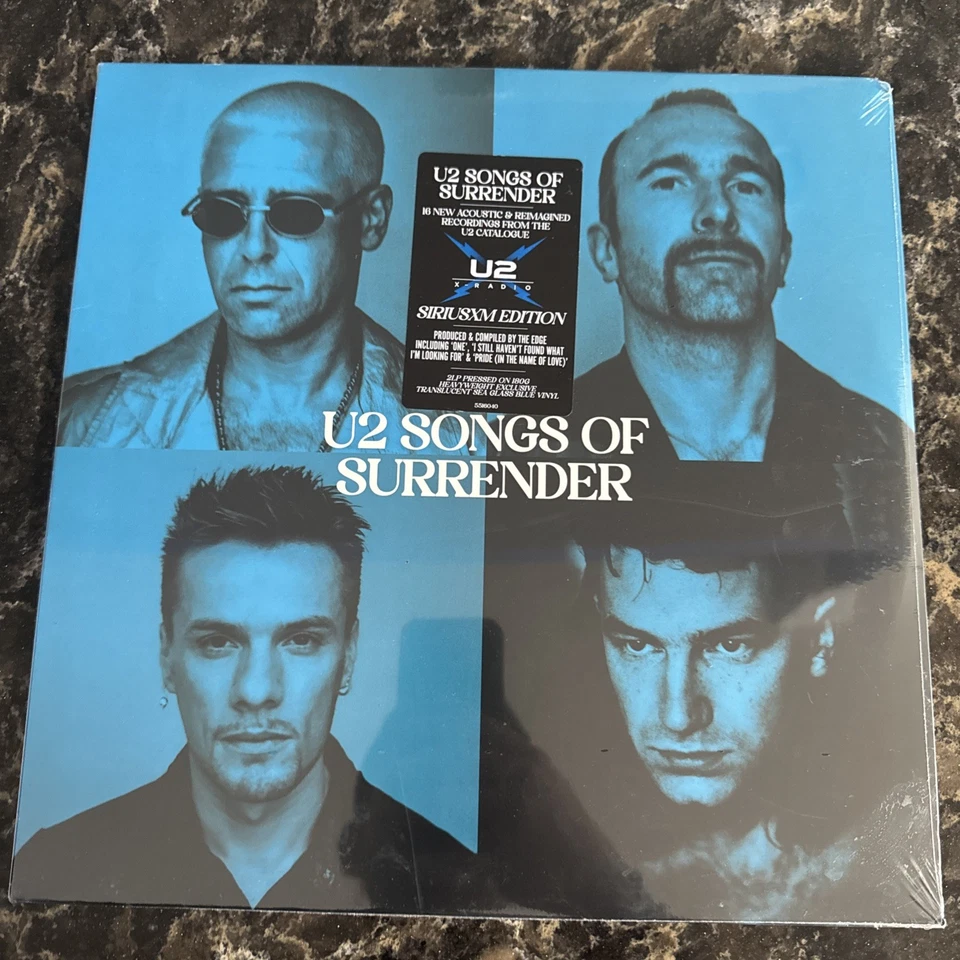 U2 Songs Of Surrender SiriusXM Translucent sea Glass Blue Vinyl 180g 2LP Foto 2 de 4