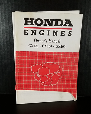 #ad HONDA ENGINE OWNER#x27;S MANUAL GX120 GX160 AND GX200 1997 $12.00