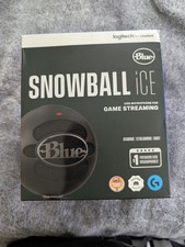 Blue Snowball iCE USB Microphone - Black - Tested and Working