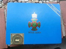 Wooden Empty Cigar The Wiseman Toro Foundation 9x7x2