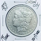 1878-CC Morgan Silver Dollar Carson City Mint $1    171-02