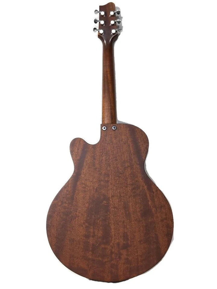 Guitarra Acústica TACOMA CM28C Chief Series 2002 Cabezal Trasero Reparación Restos Usados Foto 3 de 4