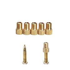 Presta to Schrader Valve Adapter for Bike, Inflate Presta Valve Tire with Air...