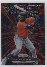 2022 Panini Prizm Fearless Red Donut Circle 98/99 Yordan Alvarez #FL-16 19ed