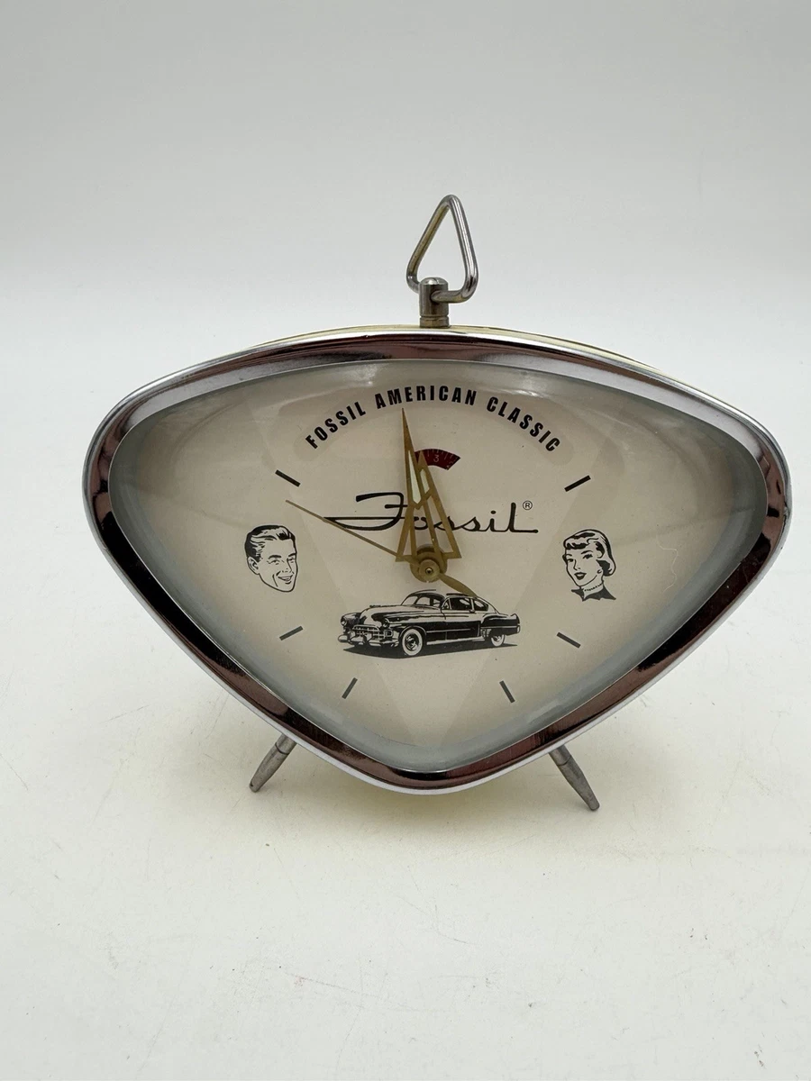 レトロ FOSSIL AMERICAN CLASSIC 手巻き式 目覚まし時計 fossil alarm clock products for sale | eBay