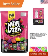 Mix 150 Count Chewy and Fruity Candy Variety Pack - Long-Lasting Flavor