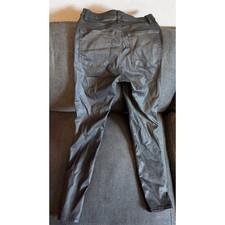 Black Skinny Leather-Look Pants Size US 8