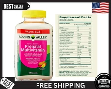 Spring Valley Prenatal Multivitamin Gummies with DHA and Folic Acid, 190 Count