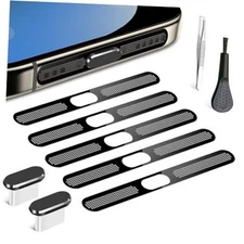 USB C Dust Plug, Phone Speaker Dust Cover and Anti Dust Cover Protector Cap 