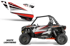 AMR Racing UTV Door Graphics Wrap for Polaris RZR 1000 Pro Armor Doors (2) LIGHT
