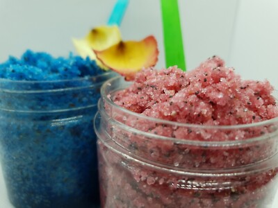 Kitzeltes rosa Yoni Zuckerpeeling