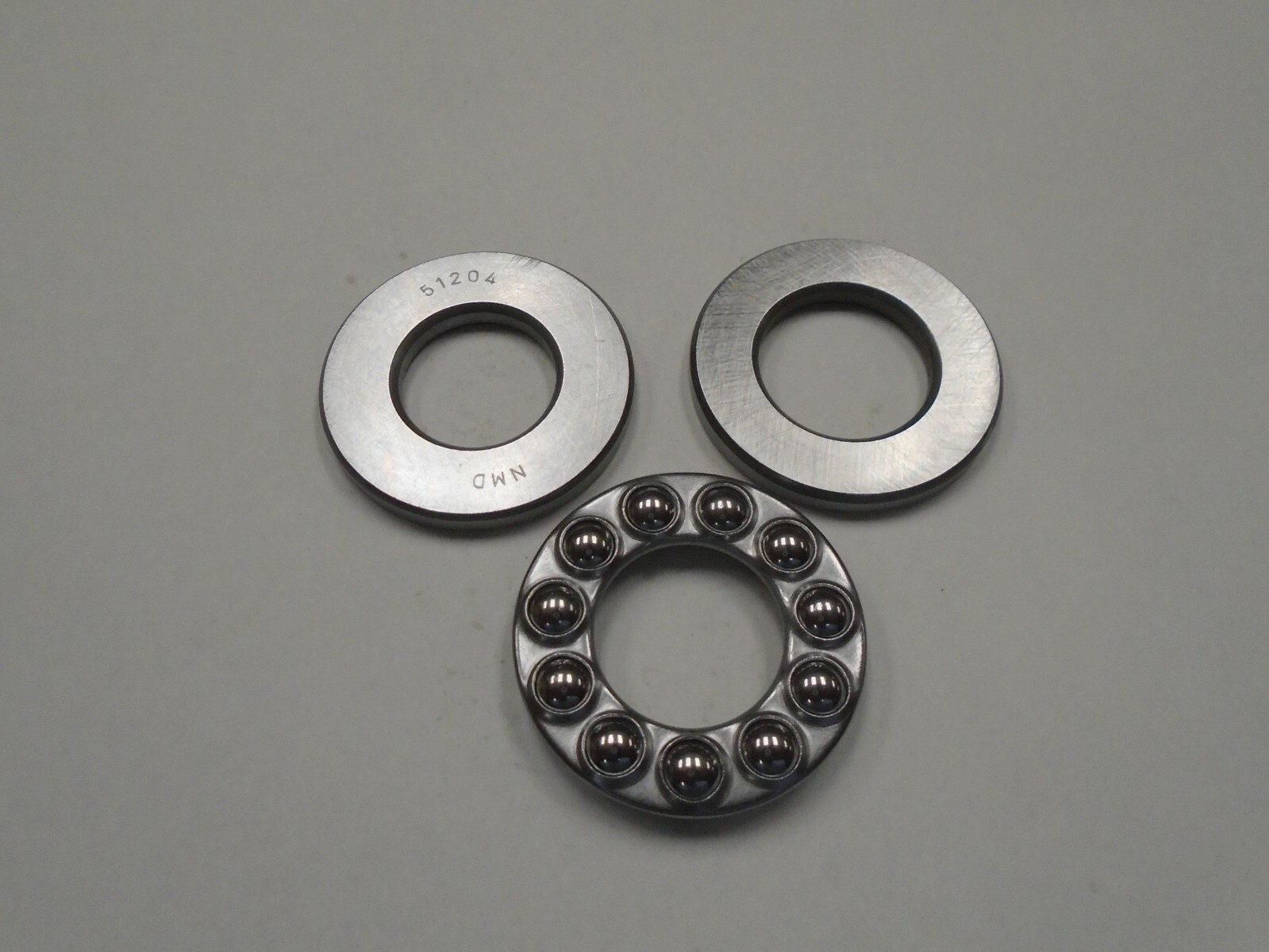 Kozelo 2er-Pack Axial-Rillenkugellager 51204 – 20x40x14 Mm, Chromstahl, Für Werkzeugmaschinen & Co.