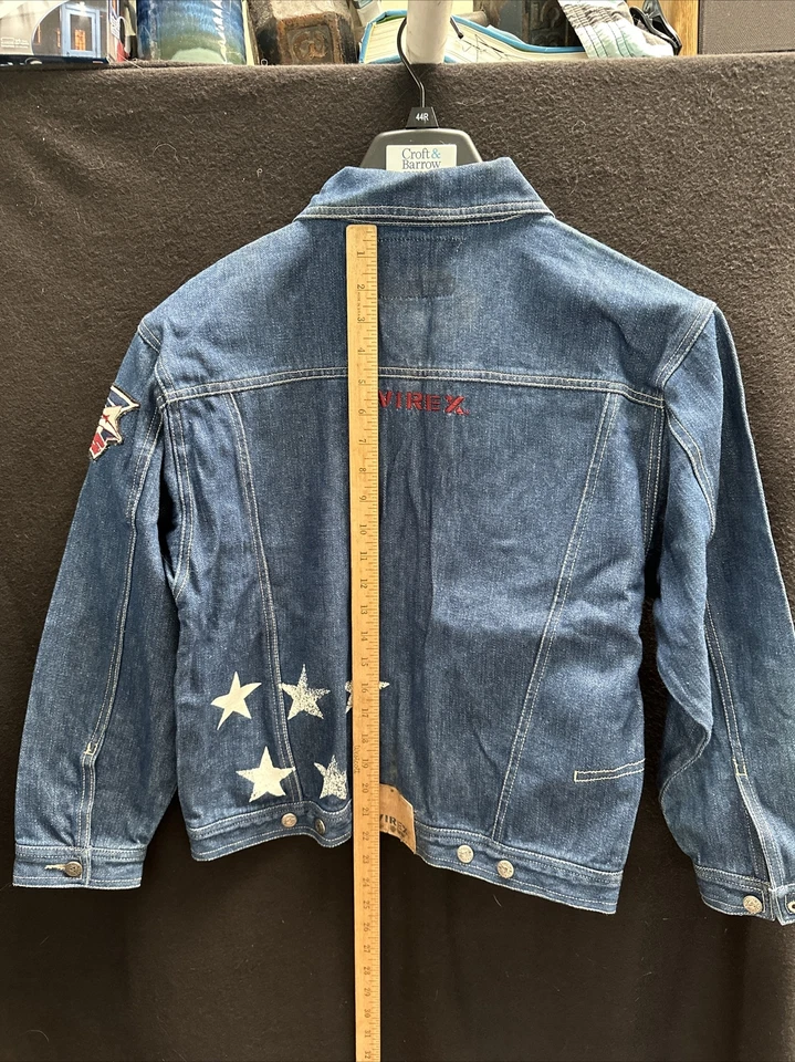 Chaqueta vaquera Avirex EE. UU. talla mediana niño 12/14 Foto 4 de 4
