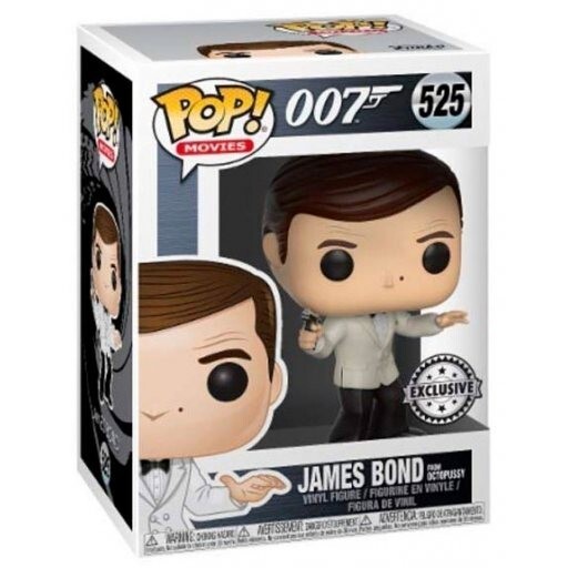 Funko Pop James Bond 007 White Tux Figure w/ Protector SPECIAL