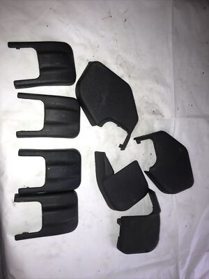 1995-1999 Mitsubishi Eclipse front seat bolt cap set 8pc scratches gray only D38