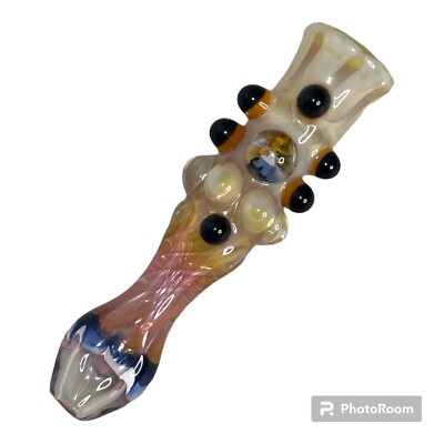Vintage 3 1/2  The Simpsons Homer Glass Chillum Bowl Hand Pipe Millie *RARE*