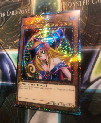 DARK MAGICIAN GIRL *** ORIGINAL ART QUARTER CENTURY SECRET RARE