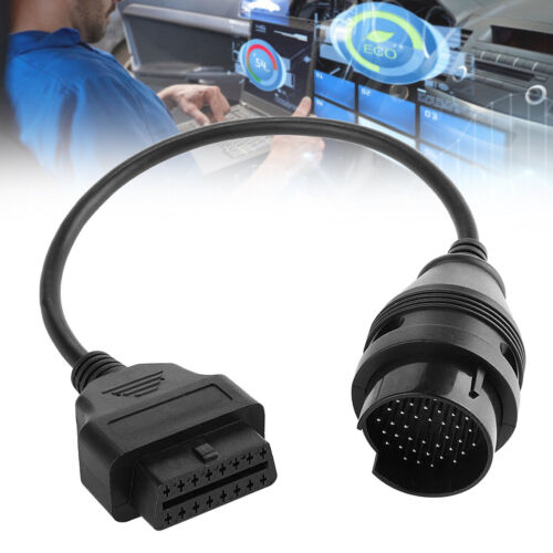 Conector de cable hembra de 38 pines macho a OBD2 16 pines OBD1 a OBD2 escáner para Iveco - Imagen 6 de 10