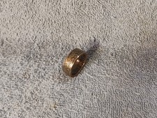 1993 Kennedy Half Dollars size 10 -1/2 coin ring handmade mixed metals