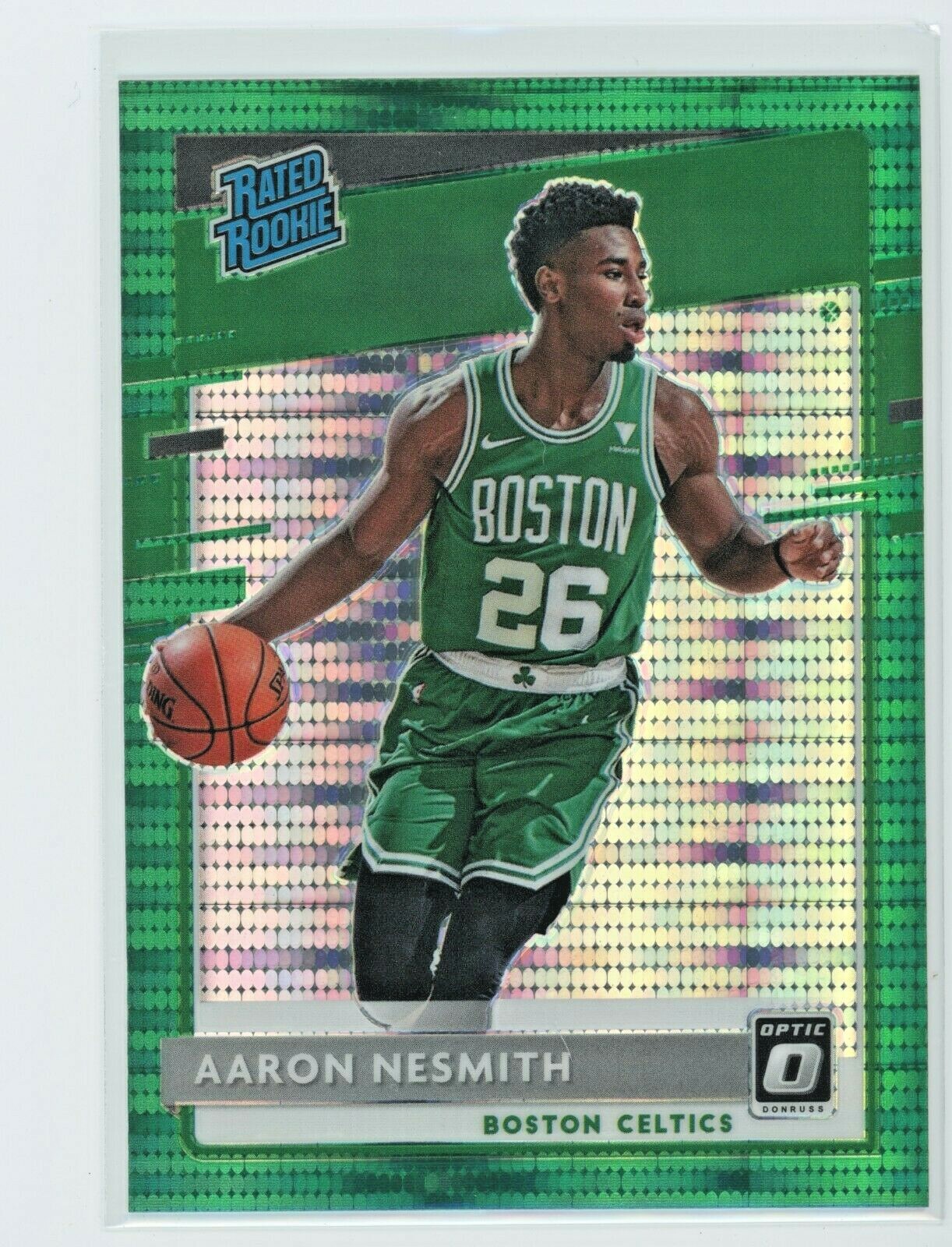 Aaron Nesmith RC GREEN PULSAR SP 2020-21 Panini Donruss Optic #164 - FANATICS