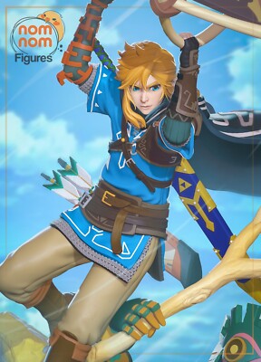 Link - Zelda Tears of the Kingdom - Fan Art Figur - 3D Resin Print 261/125mm