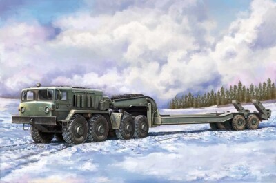 Trumpeter 1/72 MAZ-537G intermediate w MAZ/ChMZAP 5247G semi-trailer #07194 USA