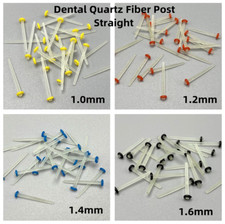 Dental Endo Quartz Fiber Post Root Canal Pins 1.0/1.2/1.4/1.6mm Straight Posts