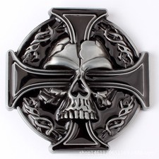 Pirates Skull Men's Belt Buckle Western Cowboy Native American SK-02 